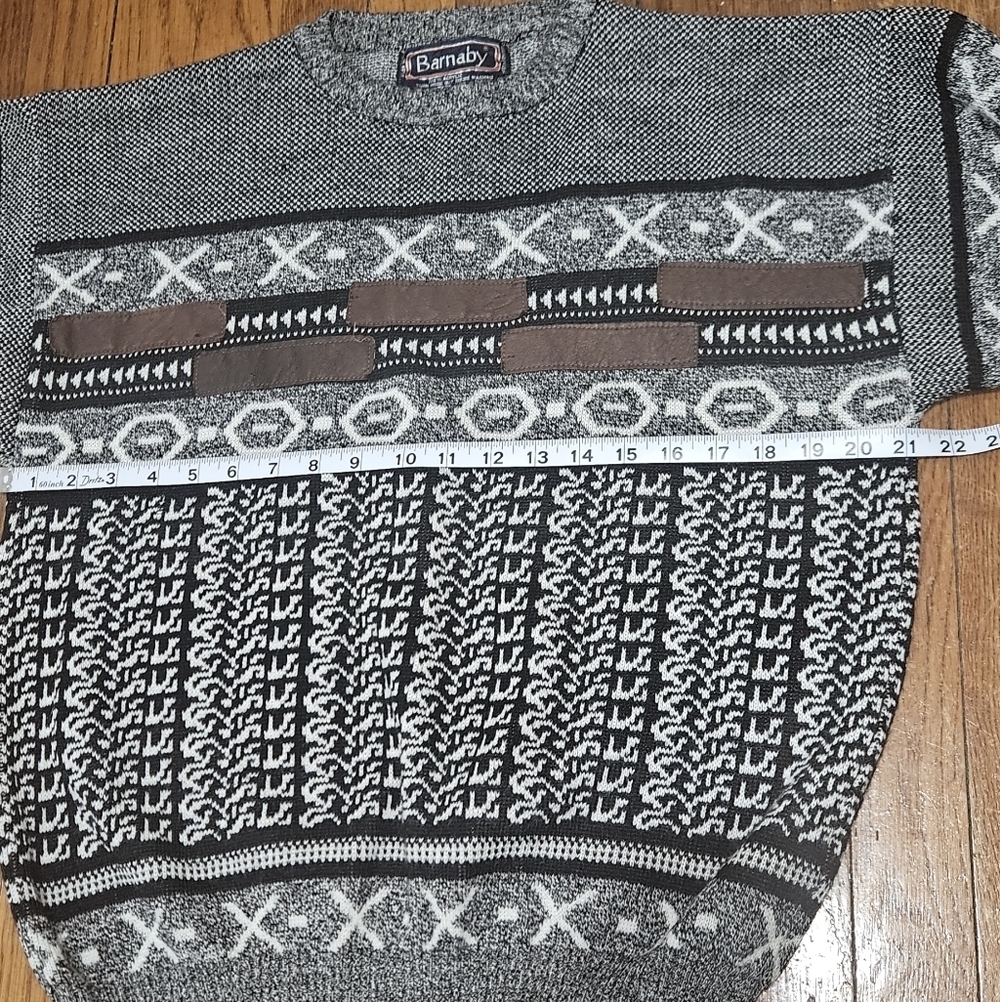 Barnaby/sweater/men's/vintage 80s or 90s style, grunge/urban fashion/Crewneck - Picture 7 of 8
